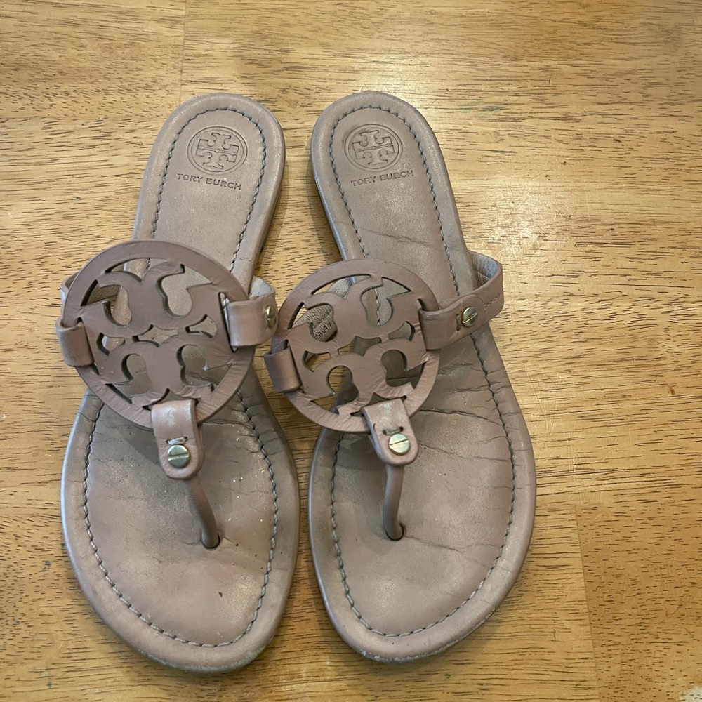 Tory Burch Leather Miller Sandal